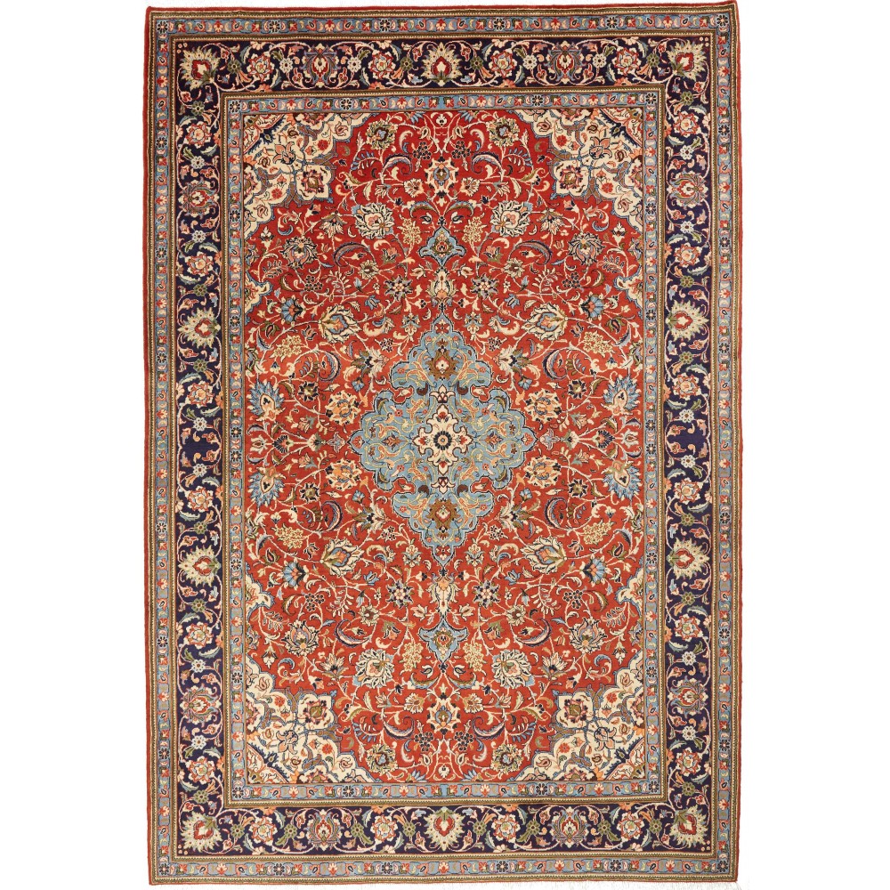 Tappeto Sarough Persia marrone grigio 200x290 Tappeto Sarough Persia marrone grigio 200x290