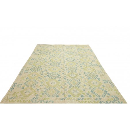 Tappeto Kilim Afghanistan beige verde 206x296