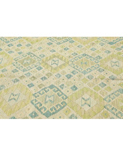 Tappeto Kilim Afghanistan beige verde 206x296