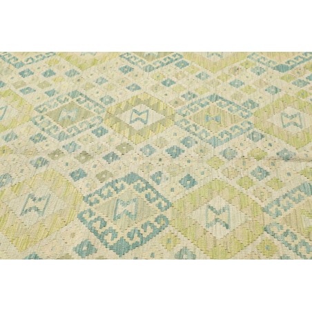 Tappeto Kilim Afghanistan beige verde 206x296