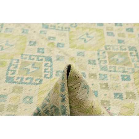 Tappeto Kilim Afghanistan beige verde 206x296