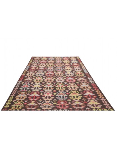 Tappeto Kilim Afghanistan marrone 201x295