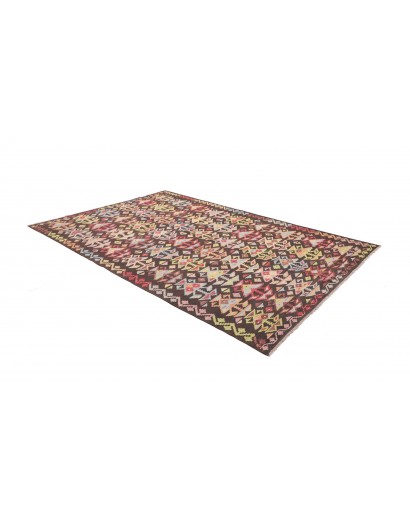 Tappeto Kilim Afghanistan marrone 201x295