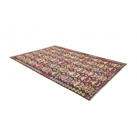 Tappeto Kilim Afghanistan marrone 201x295