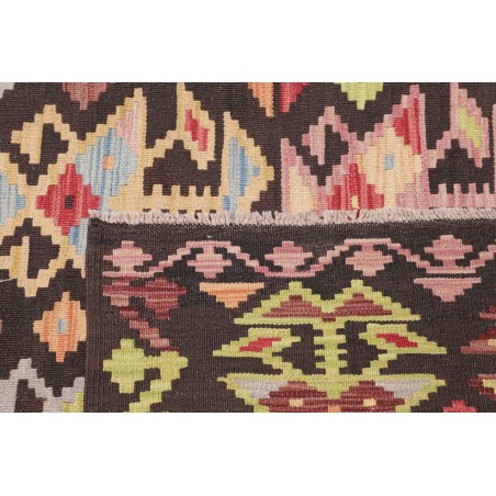 Tappeto Kilim Afghanistan marrone 201x295