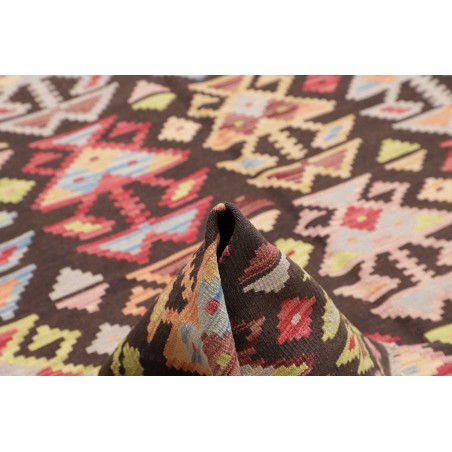 Tappeto Kilim Afghanistan marrone 201x295