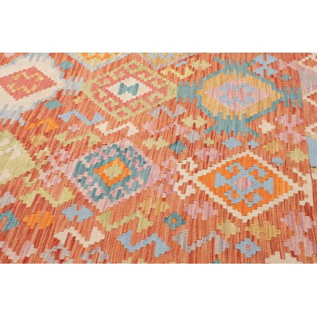 Tappeto Kilim Afghanistan marrone bianco 213x291