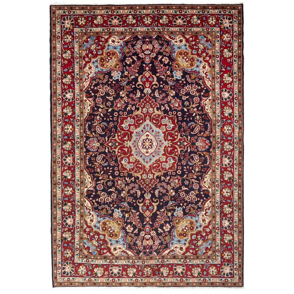 Tappeto Hamadan Fine Persia marrone grigio 215x315 Tappeto Hamadan Fine Persia marrone grigio 215x315