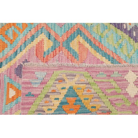 Tappeto Kilim Afghanistan marrone grigio 211x291