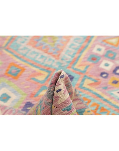 Tappeto Kilim Afghanistan marrone grigio 211x291