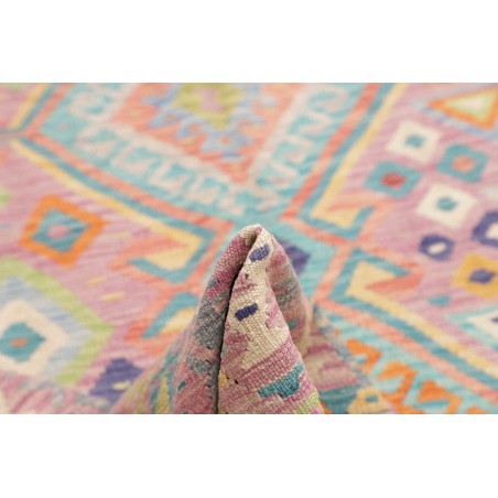 Tappeto Kilim Afghanistan marrone grigio 211x291