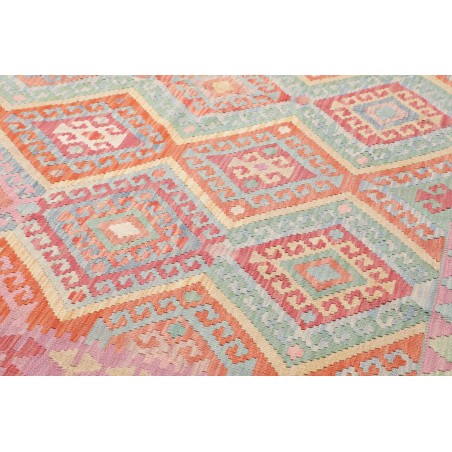 Tappeto Kilim Afghanistan beige arancione 209x278