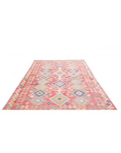 Tappeto Kilim Afghanistan beige marrone 206x302