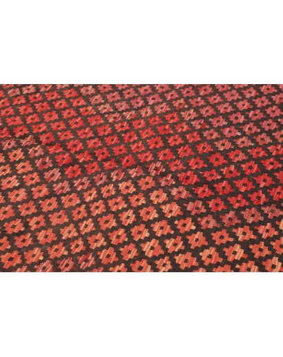 Tappeto Kilim Afghanistan grigio marrone 203x283