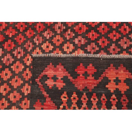 Tappeto Kilim Afghanistan grigio marrone 203x283