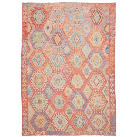 Tappeto Kilim Afghanistan marrone 209x295