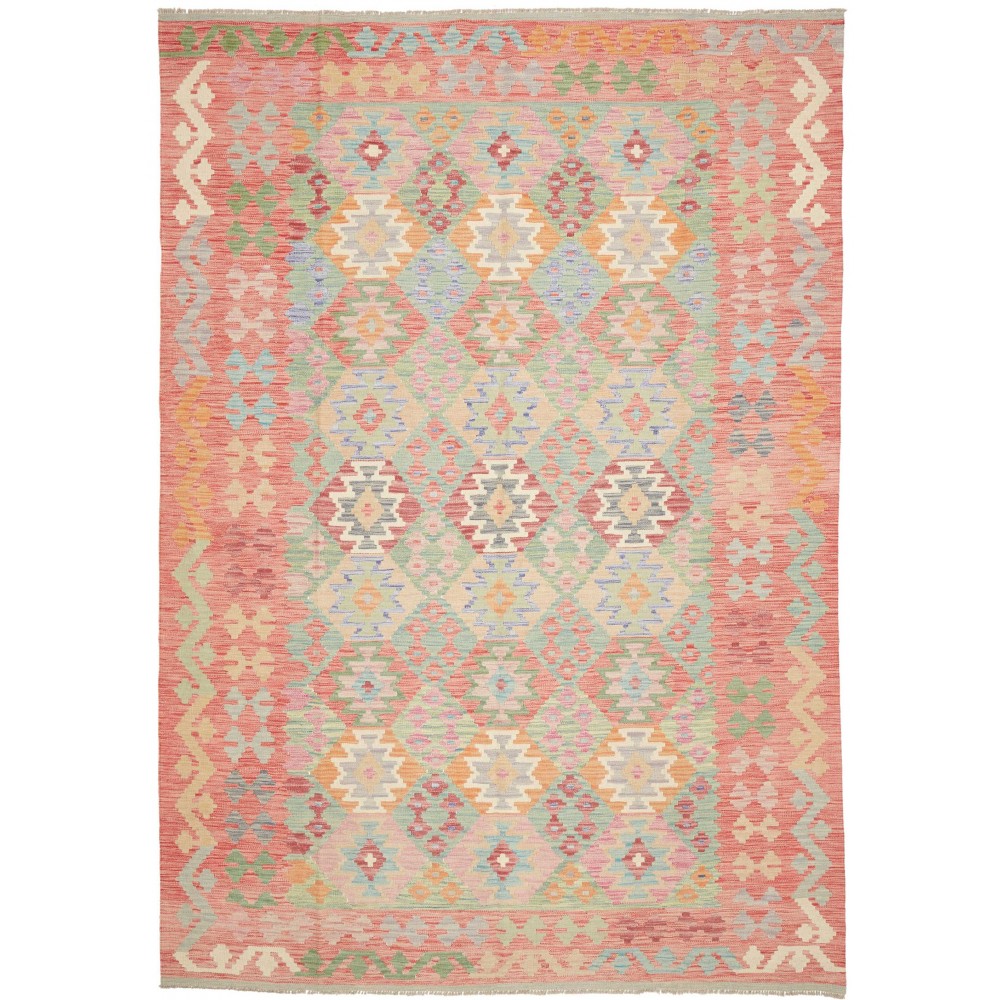 Tappeto Kilim Afghanistan marrone 209x291