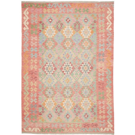 Tappeto Kilim Afghanistan marrone 209x291