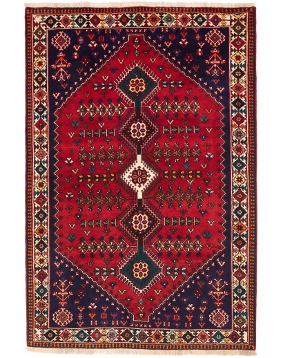 Tappeto Shiraz Persia grigio giallo 158x237