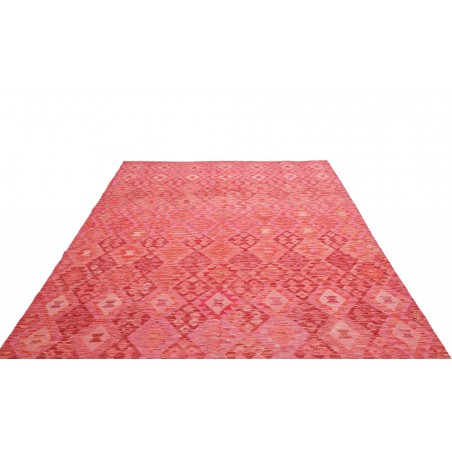 Tappeto Kilim Afghanistan arancione marrone 208x286