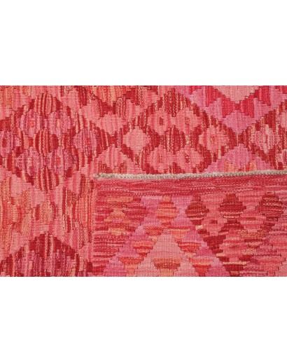 Tappeto Kilim Afghanistan arancione marrone 208x286