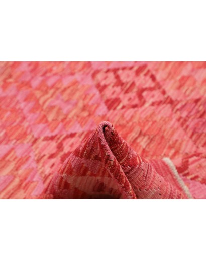 Tappeto Kilim Afghanistan arancione marrone 208x286