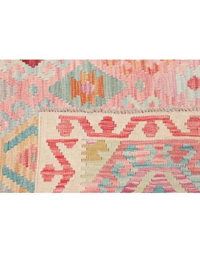 Tappeto Kilim Afghanistan marrone rosso 215x288