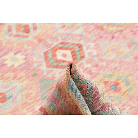 Tappeto Kilim Afghanistan marrone rosso 215x288