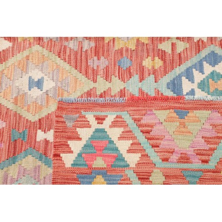 Tappeto Kilim Afghanistan marrone blu 205x298