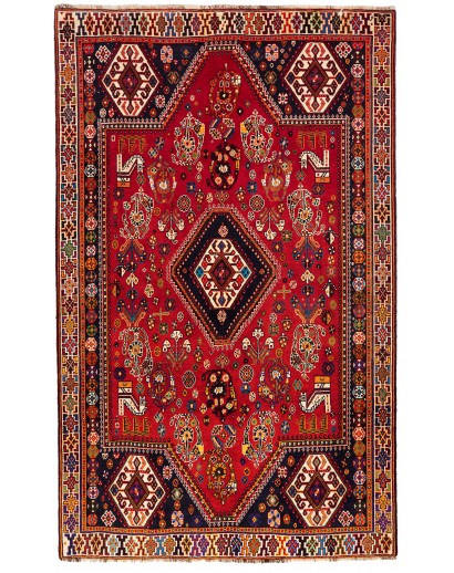 Tappeto Shiraz Persia marrone giallo 170x278