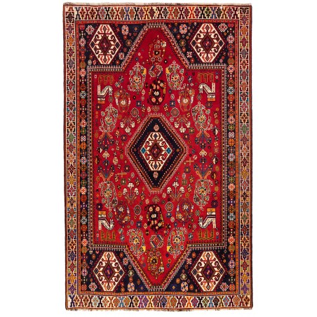 Tappeto Shiraz Persia marrone giallo 170x278