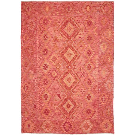 Tappeto Kilim Afghanistan rosso 205x300