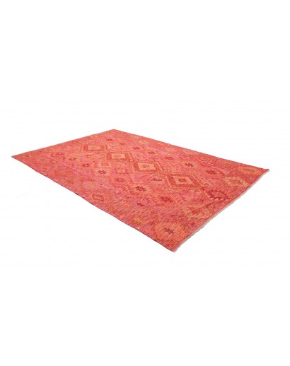 Tappeto Kilim Afghanistan rosso 205x300