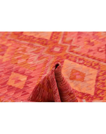 Tappeto Kilim Afghanistan rosso 205x300
