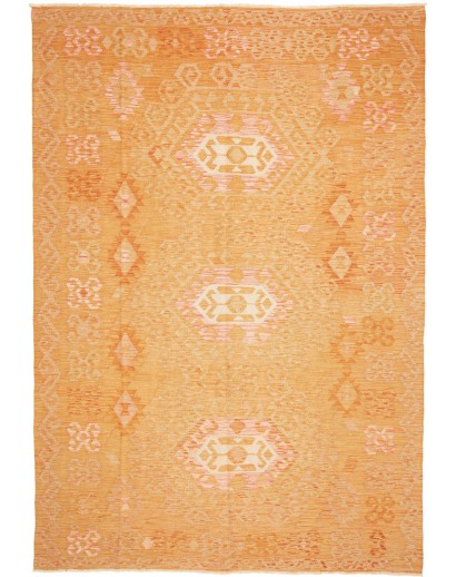 Tappeto Kilim Afghanistan marrone 202x294