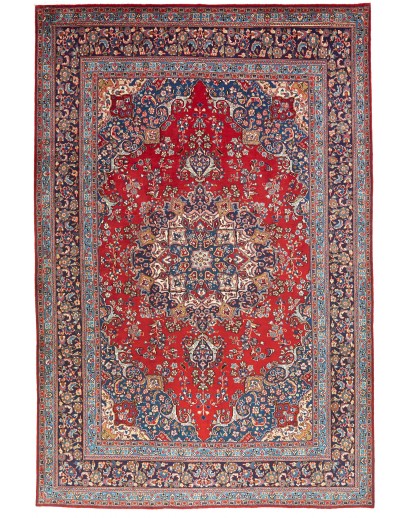 Tappeto Sabzevar Persia marrone grigio 198x296