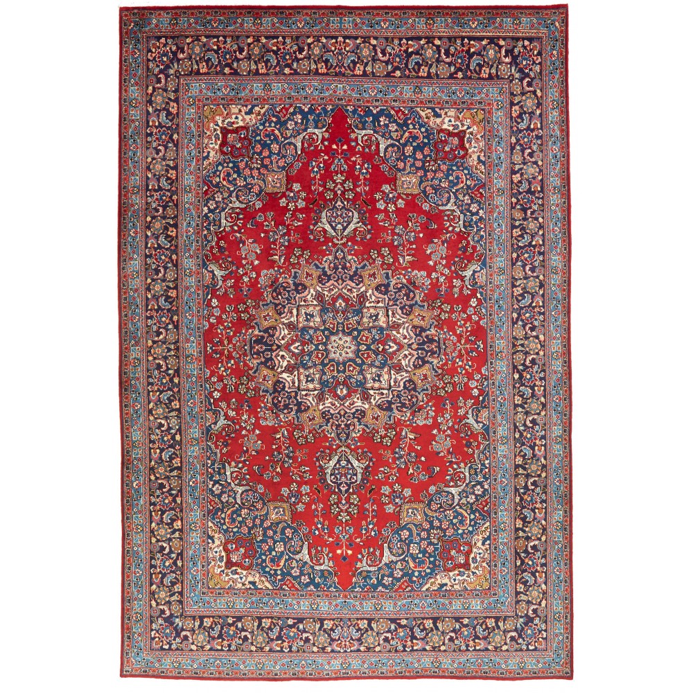 Tappeto Sabzevar Persia marrone grigio 198x296 Tappeto Sabzevar Persia marrone grigio 198x296