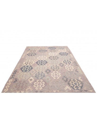 Tappeto Kilim Afghanistan azzurro 198x298