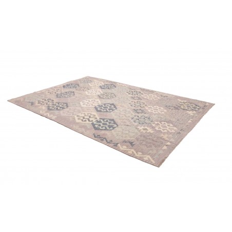 Tappeto Kilim Afghanistan azzurro 198x298