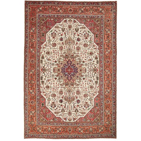 Tappeto Tabriz Persia marrone 203x302