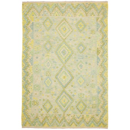 Tappeto Kilim Afghanistan marrone 200x297