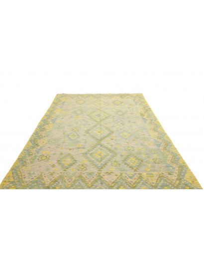 Tappeto Kilim Afghanistan marrone 200x297