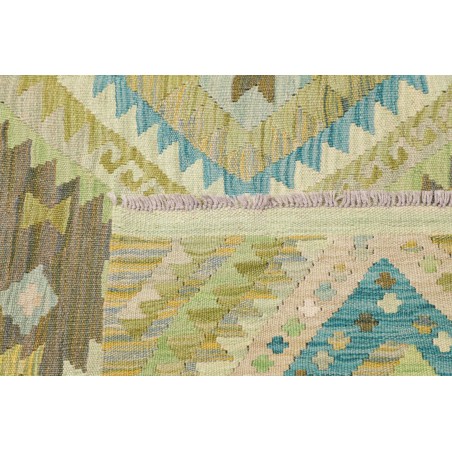 Tappeto Kilim Afghanistan marrone grigio 207x291