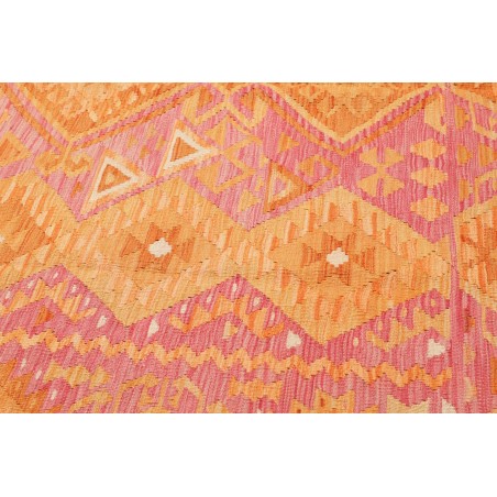 Tappeto Kilim Afghanistan arancione marrone 208x292