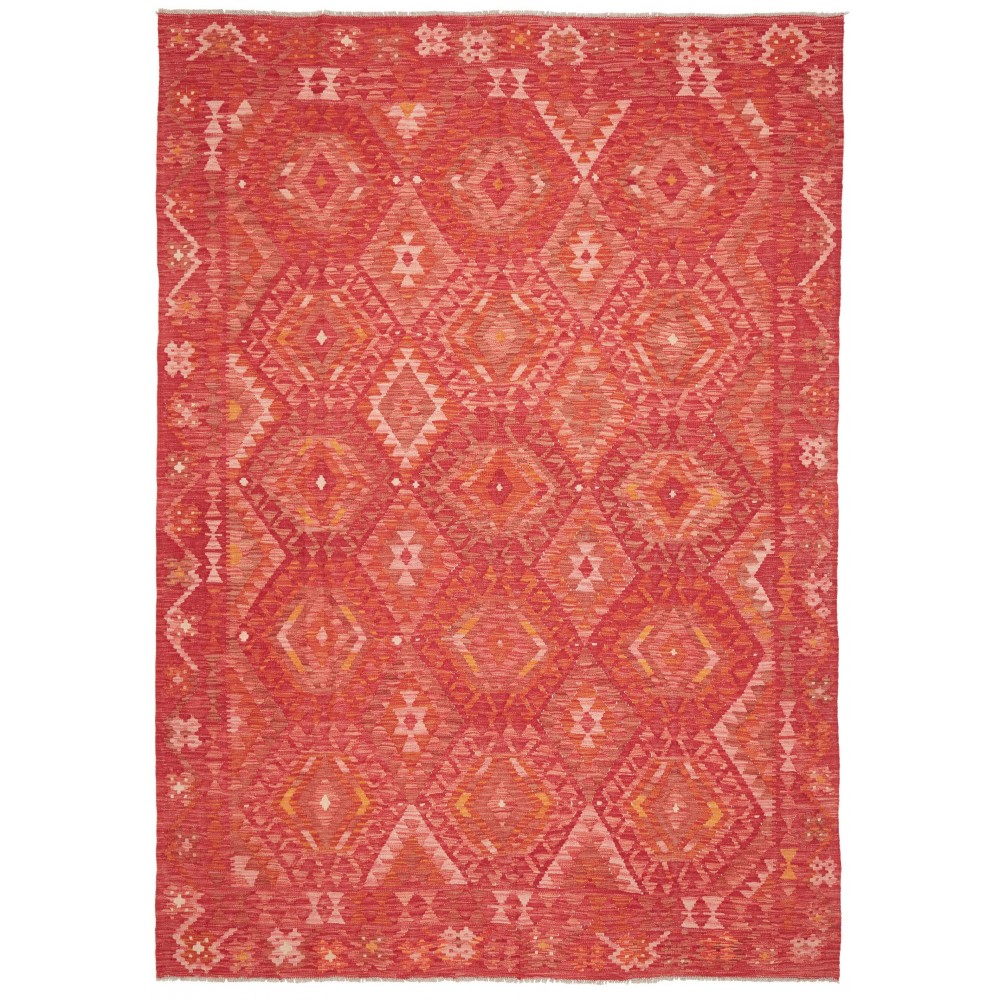 Tappeto Kilim Afghanistan rosso 207x291