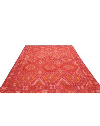 Tappeto Kilim Afghanistan rosso 207x291