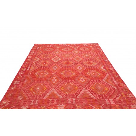 Tappeto Kilim Afghanistan rosso 207x291