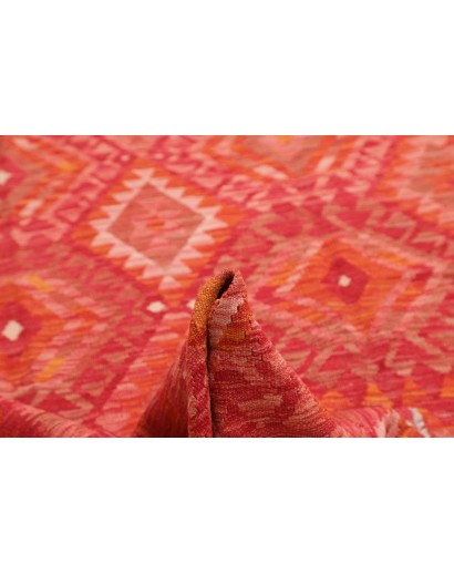 Tappeto Kilim Afghanistan rosso 207x291