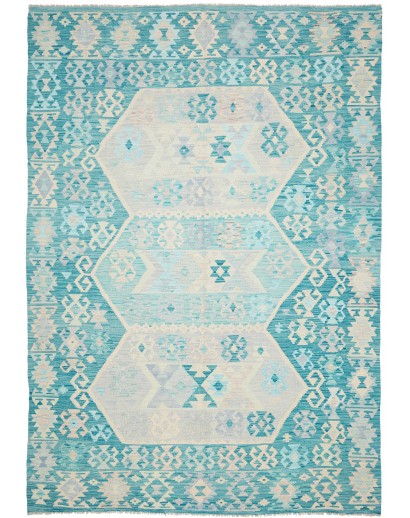 Tappeto Kilim Afghanistan bianco 206x300