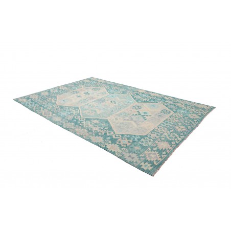 Tappeto Kilim Afghanistan bianco 206x300